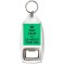 Keep Calm and Lie about Your Age - Bottle Opener Keyring