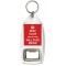 Keep Calm and No-one will Ever Know - Bottle Opener Keyring