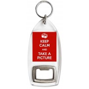 Keep Calm and Take a Picture - Bottle Opener Keyring
