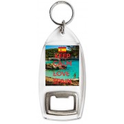 Keep Calm and Love Spain - Bottle Opener Keyring