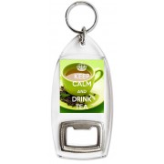 Keep Calm and Drink Tea - Bottle Opener Keyring
