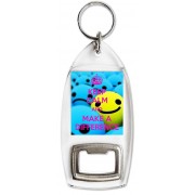 Keep Calm and Make a Difference - Bottle Opener Keyring