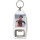 Keep Cool and Hug a Penguin - Bottle Opener Keyring