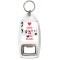 Keep Calm and Love Music - Bottle Opener Keyring
