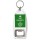Eat Healthy and Work Out - Bottle Opener Keyring