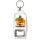 Keep Calm and Eat Tangerines - Bottle Opener Keyring