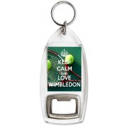 Keep Calm and Love Wimbledon - Bottle Opener Keyring