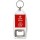 Keep Calm Your Job is Safe - Bottle Opener Keyring