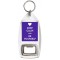 Keep Calm and be Yourself - Bottle Opener Keyring