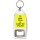 Keep Calm and Carry On Cycling - Bottle Opener Keyring