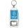 Keep Calm and Carry On Cycling - Bottle Opener Keyring
