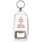 Keep Calm and Drive a Tractor - Bottle Opener Keyring