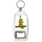 Keep Calm and Eat Bananas - Bottle Opener Keyring