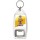 Keep Calm and Eat Cheese - Bottle Opener Keyring