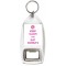 Keep Calm and Eat Donuts - Bottle Opener Keyring