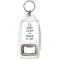 Keep Calm and Make a List - Bottle Opener Keyring