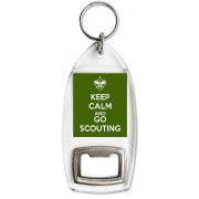 Keep Calm and Go Scouting - Bottle Opener Keyring