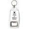 Keep Calm and Grow a Beard - Bottle Opener Keyring