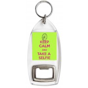 Keep Calm and Take a Selfie - Bottle Opener Keyring
