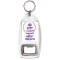 Keep Calm and Have Sweet Dreams - Bottle Opener Keyring