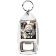 Keep Calm and Love a Koala - Bottle Opener Keyring