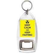 Keep Calm and Keep Farting - Bottle Opener Keyring