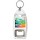 Keep Calm and Love Art - Bottle Opener Keyring