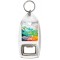 Keep Calm and Love Art - Bottle Opener Keyring