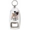 Keep Calm and Love Pugs - Bottle Opener Keyring