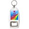 Keep Calm and Love Life - Bottle Opener Keyring