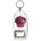 Keep Calm and Love Muffins - Bottle Opener Keyring