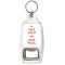 Keep Calm and Love Music - Bottle Opener Keyring