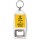 Keep Calm and Make it Work - Bottle Opener Keyring