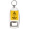 Keep Calm and Make it Work - Bottle Opener Keyring