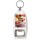 Keep Calm and Make Pancakes - Bottle Opener Keyring