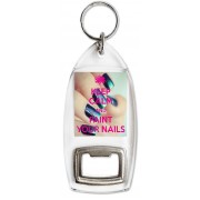 Keep Calm and Paint Your Nails - Bottle Opener Keyring
