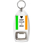 Keep Calm I'm Irish - Bottle Opener Keyring