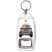 Keep Calm and Drive a Mini - Bottle Opener Keyring