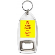 Keep Calm and Fart On - Bottle Opener Keyring