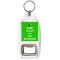 Keep Calm and Go Bowling - Bottle Opener Keyring