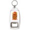 Keep Calm and Eat Burgers - Bottle Opener Keyring