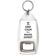 Keep Calm I'm a Maths Expert - Bottle Opener Keyring