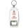 Keep Calm and Visit London - Bottle Opener Keyring