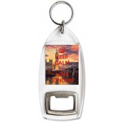 Keep Calm and Love London - Bottle Opener Keyring