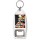 Keep Calm and Love Liquorice Allsorts - Bottle Opener Keyring