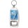 Keep Calm and Play Badminton - Bottle Opener Keyring