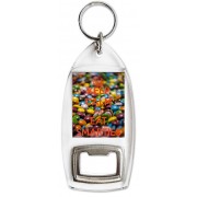Keep Calm and Eat Smarties - Bottle Opener Keyring