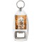 Keep Calm and Love a Westie - Bottle Opener Keyring
