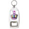 Keep Calm and Watch Telly - Bottle Opener Keyring