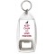 Keep Calm and Love Pigeons - Bottle Opener Keyring